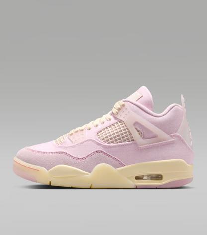 Jordan 4 retro Pearl Pink and Iced Carmine (Women's)