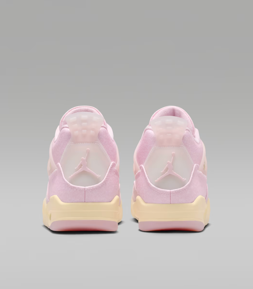 Jordan 4 retro Pearl Pink and Iced Carmine (Women's)
