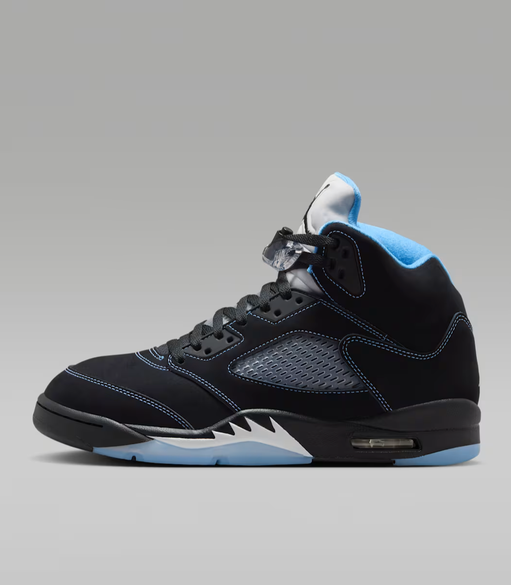 Jordan 5 retro Black Carolina (Women's)